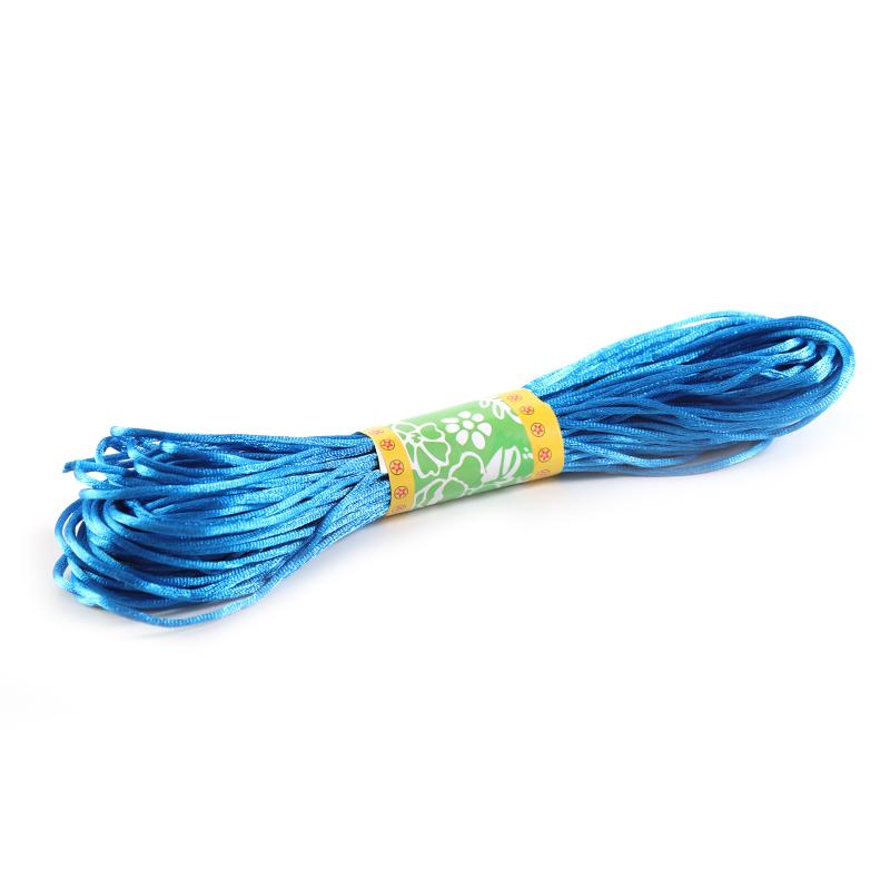 20m Nylon Cords Chinese Knot Woven Colorful Rope String Beads Thread For DIY Handmade Bracelet Jewelry Supplies Accessories