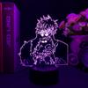 Jujutsu Kaisen Аниме Фигурка Годзё Сатору 3D светодиодные лампы RGB Неоновые USB ночные огни Спальня Стол Украшение стола Манга Подарок на день рождения