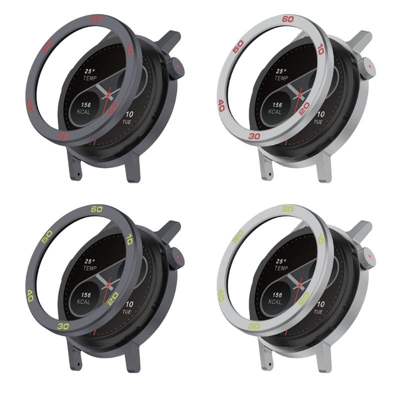 Bezel Rings Screen Protector for CMF Watch 2 Smartwatch Frame Cover with Tempered Film Replacement Protector Bumper
