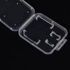 10PCS Clear Standard Holder Memory Card Case Transparent Storage Box SD/TF SDHC Card