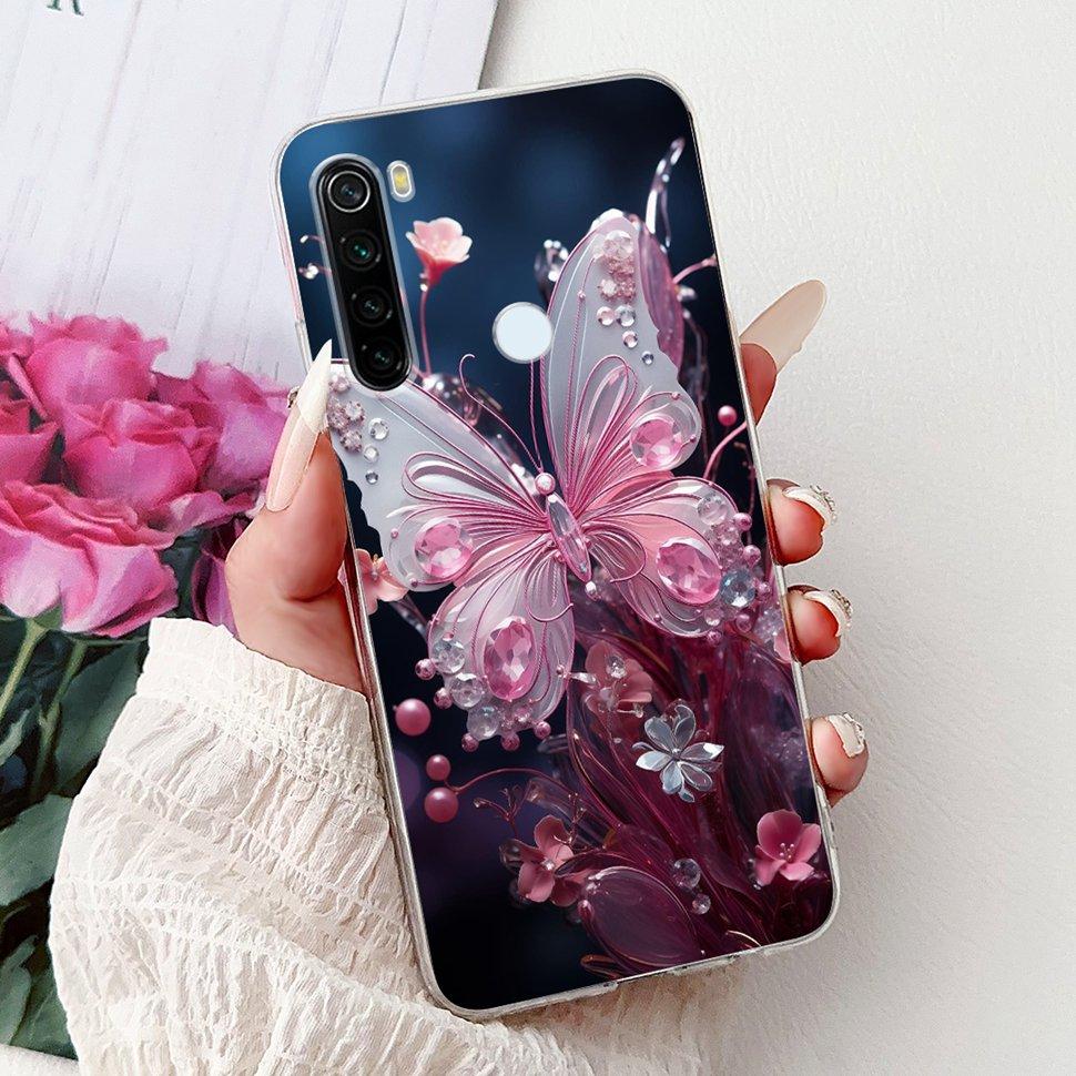 6.3" Silicone Case For Xiaomi Redmi Note 8 Soft TPU Cute Patterned Cover Case For Redmi Note 8  Note8 Protective Shell Bumper