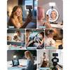 168 LED Portable Selfie Light for iPhoneRechargeable iPhone Light Clip 3000mAh 9000K CRI95+ Alix Earle Lighting for Video Recor
