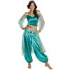 Halloween Search Banner Magic Lamp Jasmine Princess Dress Adult Belly Dance Cosplay Stage Costume