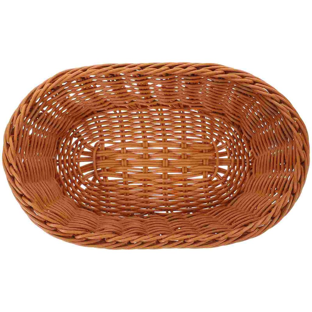 Плетеная корзина для хранения домашних фруктов Контейнер для хранения фруктов для вечеринок Десерт Удобный хлеб