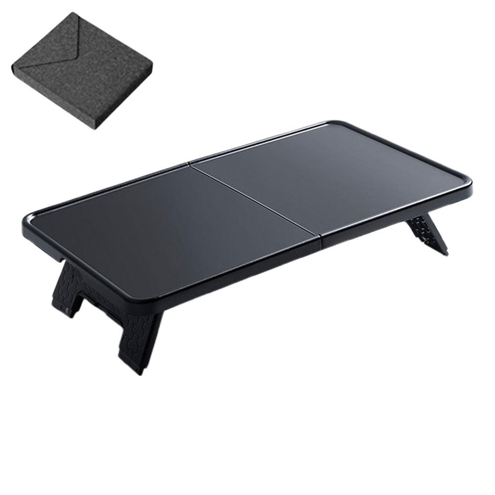 Для Tesla Y складной центральный пульт управления небольшой стол поднос аксессуары ABS отделка + силикон еда интерьер декор