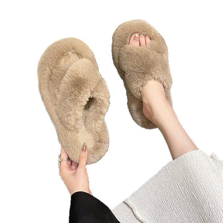 Домашние тапочки на толстой подошве для женщин, которые можно носить на улице, весна и осень 2024 года, новые маленькие тапочки с нескользящей подошвой из хлопка с утолщенной подошвой