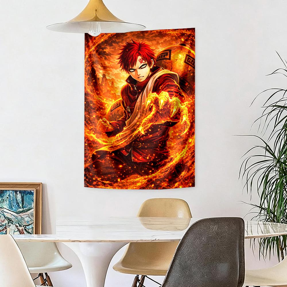 Naruto Aesthetic Tapestry Cozy Warm Perfect for Balcony Dorm Wall Reading Corner Versatile Decor Tasseled Design Gift for Thanksgiving Christmas