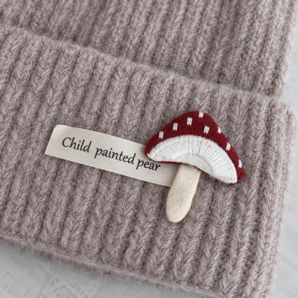 Wind Proof Infant Hat Knitted Fabric Pullover Hat Cute Toddler Cap Kids