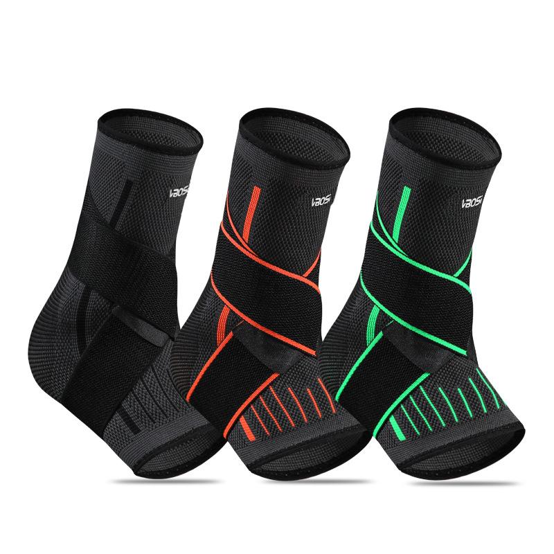 VBOSI Best Sell Professional Unisex  3D Knitted Ankle Support Compression Ankle Brace Foot Sleeve Binding Straps