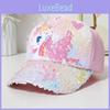 Mermaid Unicorn Cartoon Baseball Cap With Sun Protection For Girls Kids Summer Sunhat
