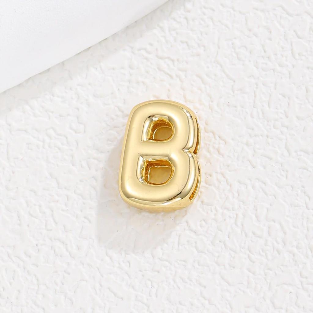 Регулируемый стальной браслет с 26 буквами английского алфавита - Ремешок для часов 10 мм, Ювелирное украшение для рук