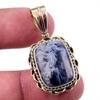 Natural Pietersite Gemstone 925 Solid Sterling Silver TwoTone Pendant 1.50" N3s37