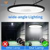 6500K 100W/150W/200W 144/216/288LED Супер яркое светодиодное промышленное освещение Гаражные фонари High Bay Light IP65 Водонепроницаемый Для спортзала Склад Фабрика