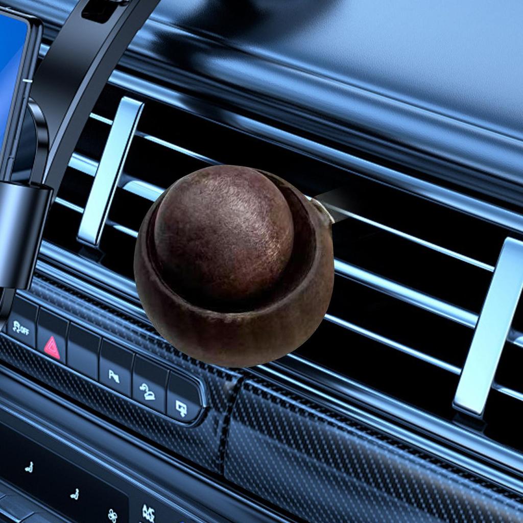 Натуральное дерево Автомобильный диффузор Огнестойкий сферический освежитель воздуха Деревянный устранитель запахов для автомобиля и дома Спальни Офиса Рабочего стола Интерьера