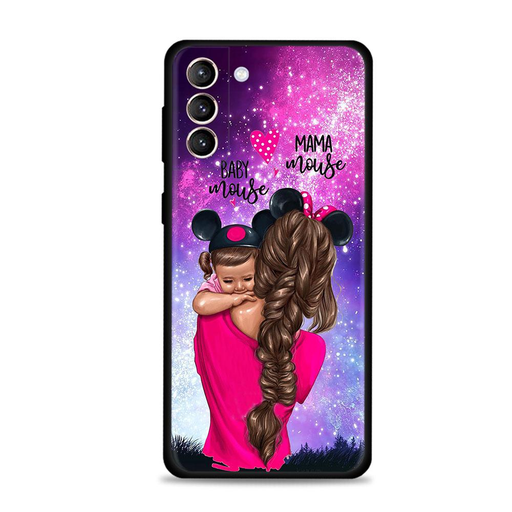 Чехол Super Mom для маленьких девочек и мальчиков для Samsung Galaxy S22 S21 S20 Ultra FE S22 S21 S20 S10 S9 S8 Plus 4G 5G S10e S7 Edge TPU Coque