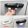 Для Volkswagen VW Passat B6 B7 2005-2015 углеродное волокно ремонт хромированная крышка дверной ручки накладка защитная наклейка автомобиля