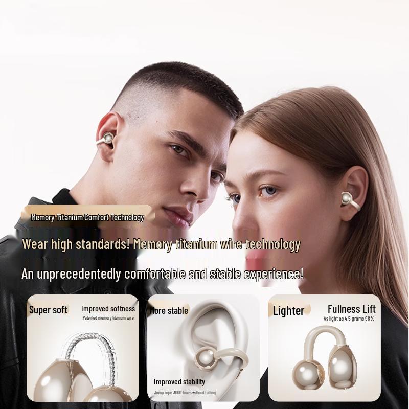 Беспроводные спортивные наушники EARISE с открытым ухом, на зажиме