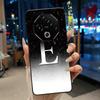 Anti-scratch Phone Case For Umidigi G100 Pro/G100 5G Soft Silicone Black Casing Lucky A-Z Letter With Flower Couple Shell
