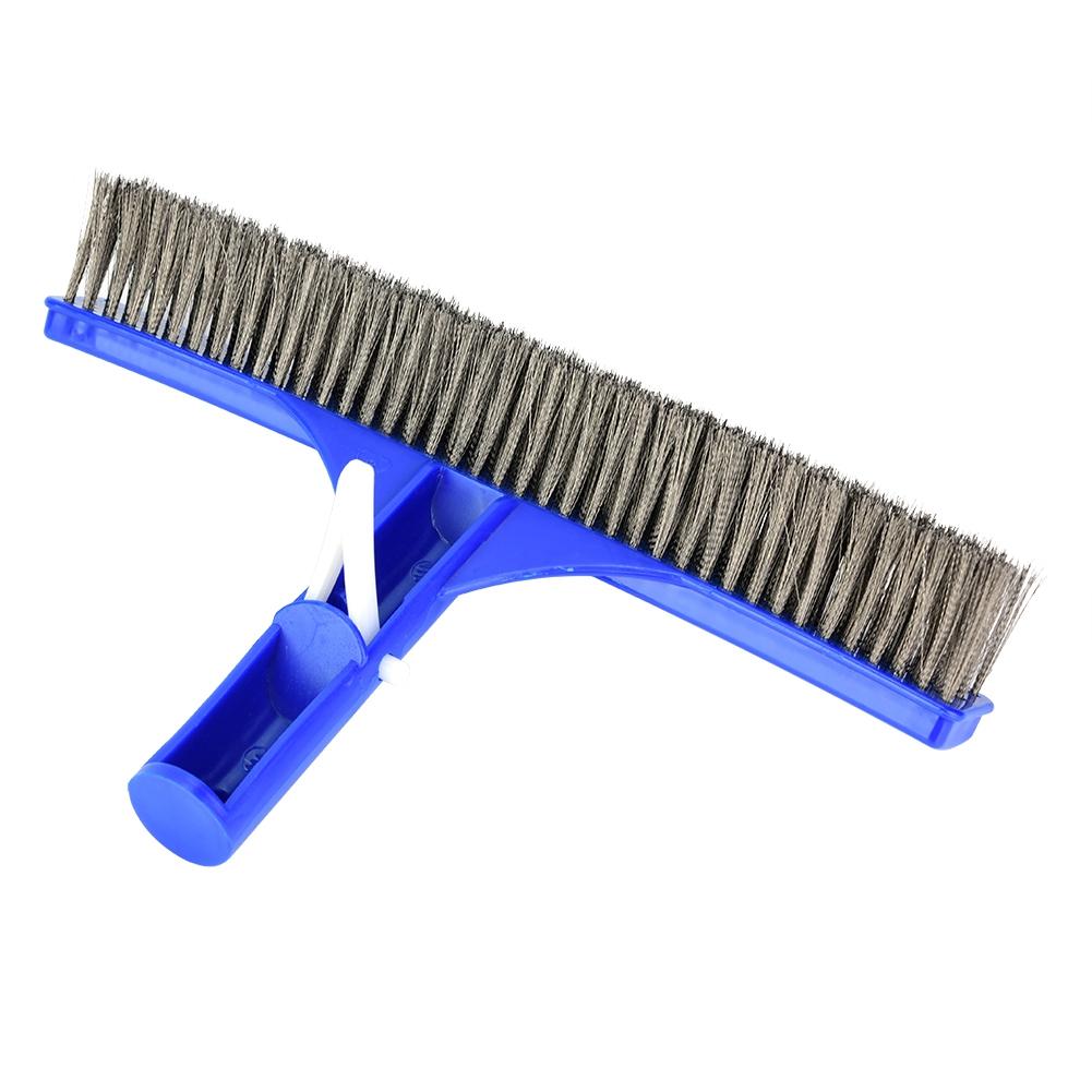 1Pc Swimming Pool Wall Brush with Steel Wire Bristles for Spa Pond Cleaning Equipment