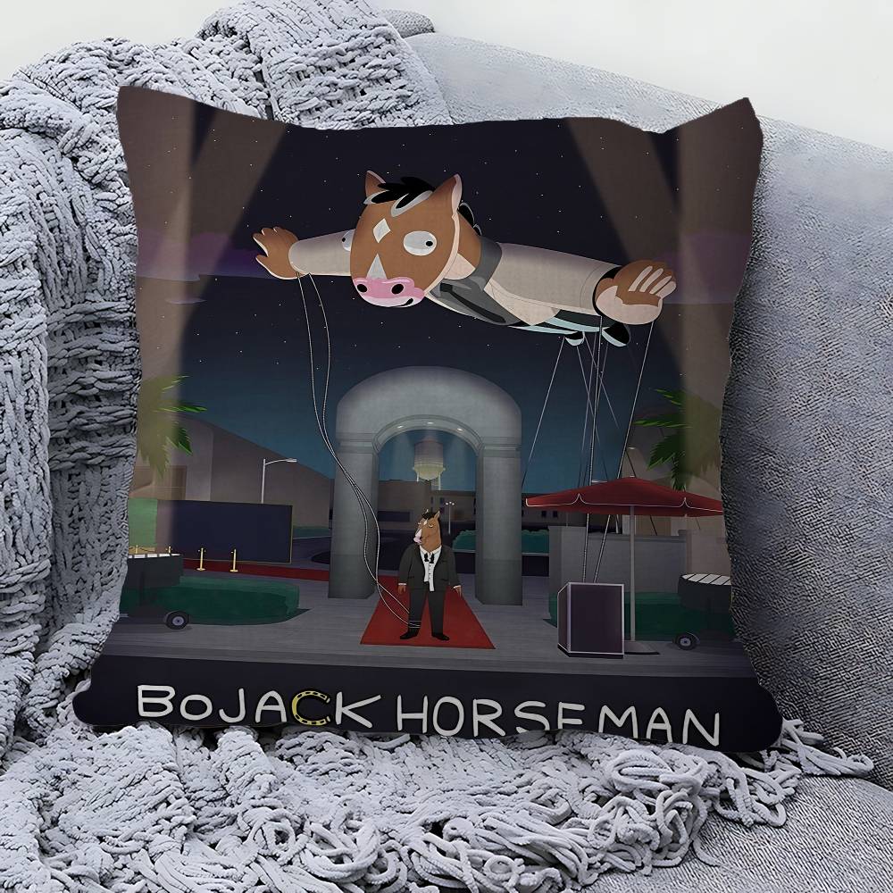 Аниме B-BoJack H-Horsemans Наволочка Подушка Чехол для Подушки Наволочка Гостиная Диван Домашний Декор На заказ