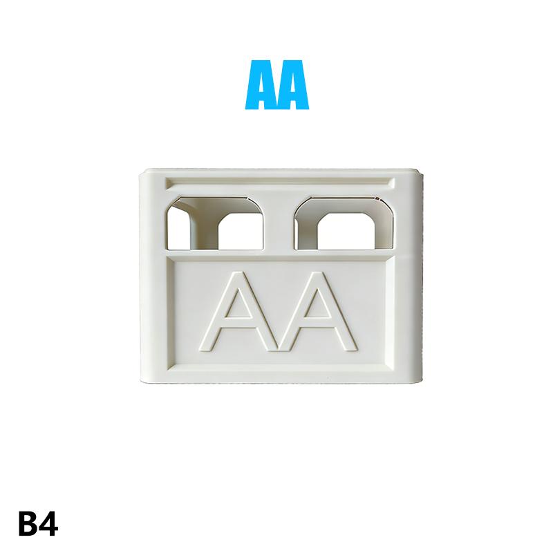 Коробка для хранения батареек Aaa/Aa/9V/Cr2032/Cr2025, штабелируемый органайзер для батареек, декоративный держатель для батареек, коробка для хранения для дома, офиса