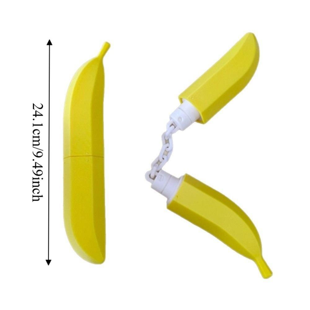 Creative Thumb Chucks Toys Simulation Fruit Banana Folding Toy Banana Nunchucks Toy  Party Costume