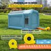 Portable Inflatable Paint Booth, 13 x 8 x 8ft Inflatable Spray Booth, Car Paint Tent w/ Air Filter System & 2 Blowers, Upgraded Blow Up Spray Booth