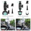 Motorcycle Bicycle Camera Holder Handlebar Mirror Mount Bike Bracket for GoPro 13 12 11 9 Insta360 X5 X4 Action Camera Accessory