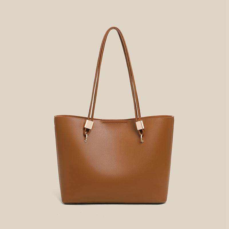 Bag, women's bag, large capacity tote bag, versatile commuting bag, high-end feeling, college student class shoulder bag