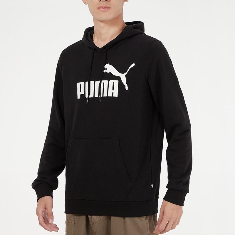 Puma Свободная повседневная толстовка с капюшоном для бега для мужчин, черная 588709-01