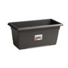 STEFANPLAST Bac à fleur/Jardinière rectangulaire MEDITERRANEO - 110L - 100x45x40H cm - Plastique - Anthracite