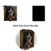 Strong Magnetic Ornaments Halloween Cat Frame Fridge Magnet, Retro Wooden Refrigerator Kitchen Decor Decoration Accessories, Party Favors Office
