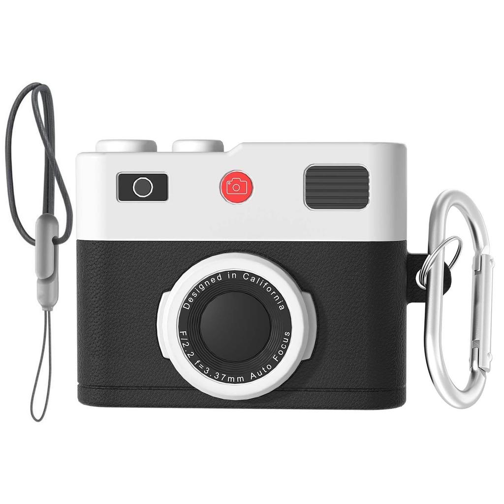 Для AirPods Pro 3 Чехлы для наушников Ретро 3D Дизайн камеры Защитный силиконовый противоударный чехол-накладка для AirPods Pro 3 со шнурком