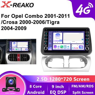 Android Auto для Opel Combo Corsa Tigra 2001-2011 GPS-навигация CarPlay Мультимедиа Видео 8-ядерный плеер WIFI+4G Стерео Нет 2Din DVD