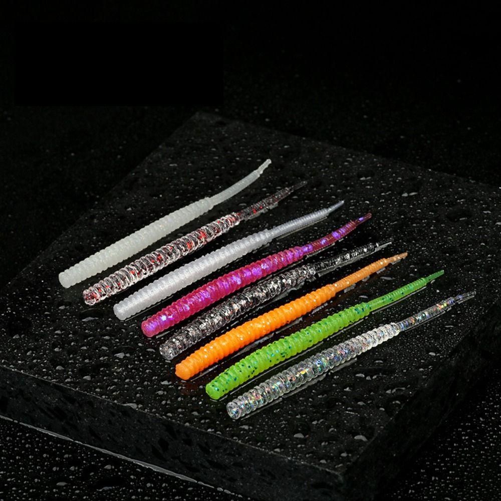 Root Fishing Trout Thread Bass Silicone Baits Worm Soft Lures Small Soft Bait Fishing Soft Bait