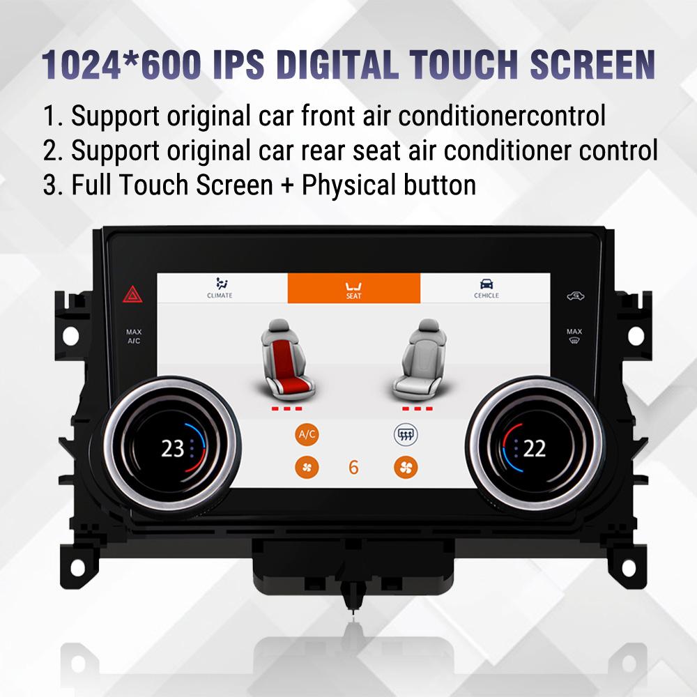 7'' Ac Panel Board Temperature Control Touch Screen Seat Heater For Land Rover