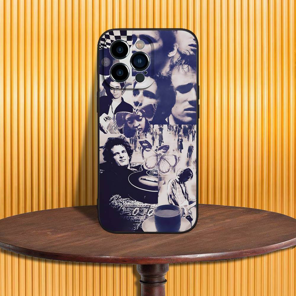 Чехол для телефона J-Jeff B-Buckley Для iPhone 17,16,15,14,13,12,11,Pro,Max,Plus,X,XS,SE4,E,Mini, Мягкий черный чехол