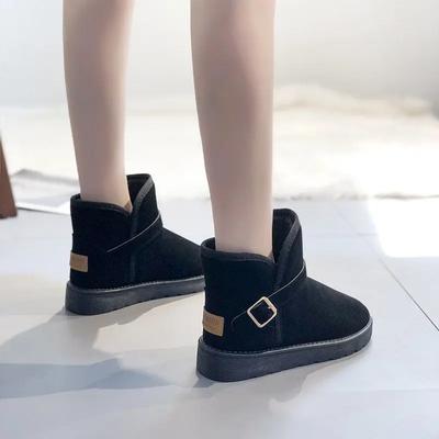 Обувь для женщин с круглым носком женские зимние ботинки на танкетке ботильоны стильное предложение защитное предложение антискользящие готические 39