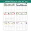2026 Calendar - Wall Calendar 2026-2027, January 2026 - June 2027, 14.6" x 11.4", 2026 Calendar with Julian Date, Thick Paper, Twin-Wire Binding,