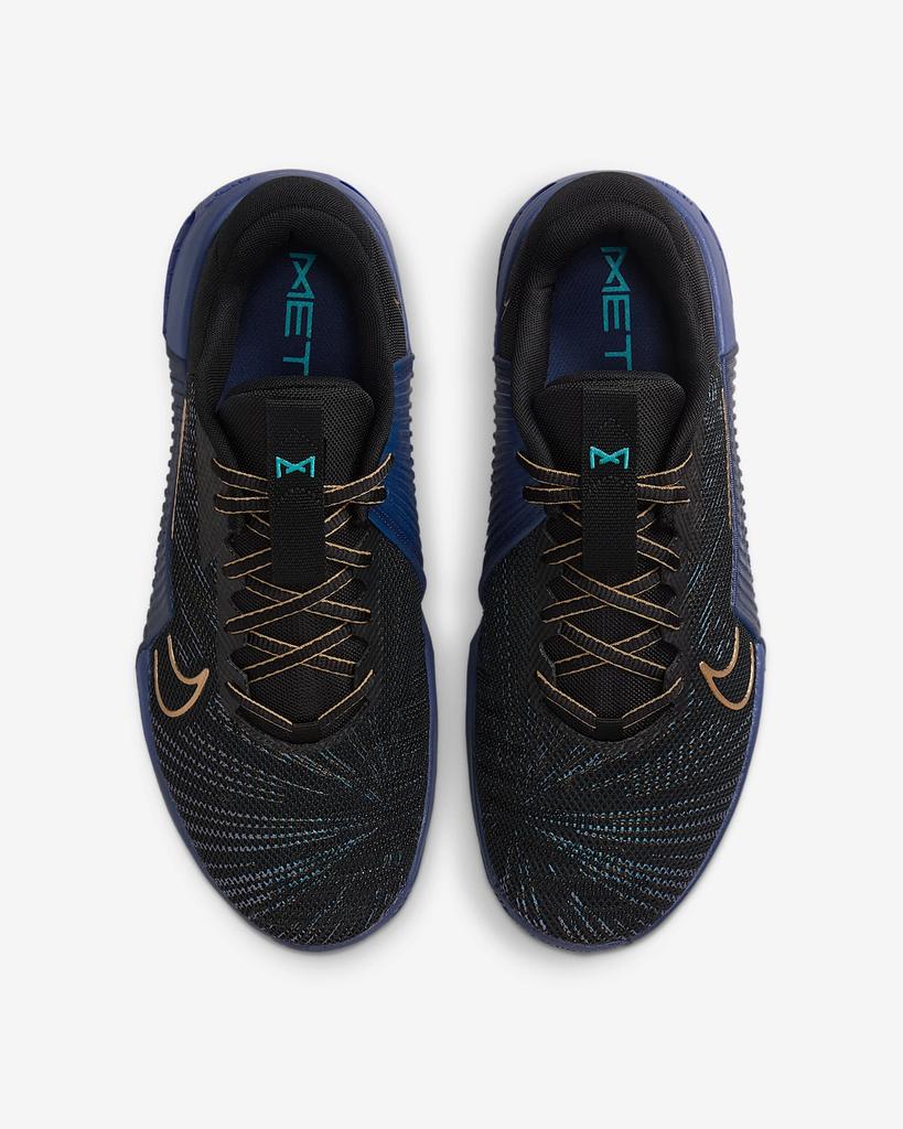 HF1098-001 Nike Metcon 9 AMP Черный Глубокая Ночь Медный Лунный Синий Пустота (Мужской)