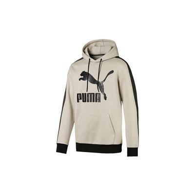 Puma Luxe Pack Knit Alphabet Приталенная толстовка с капюшоном Мужские топы Off-White 596739-32