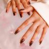 Reusable Nail Tips Earl Grey Coffin