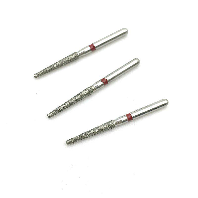 10 шт. стоматологические алмазные боры FG высокоскоростные боры для полировки и сглаживания зубных боров 1,6 мм TF-12F