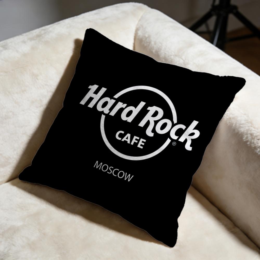 Stylish HHardcore Cafeiou Cushion Cover Soft Decorative Pillow Case Suitable for Bedroom Sofa Car Travel Use