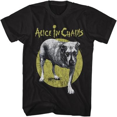 Футболка Alice in Chains Обложка одноименного альбома Мужская с коротким рукавом 90-е Музыкальные графические футболки