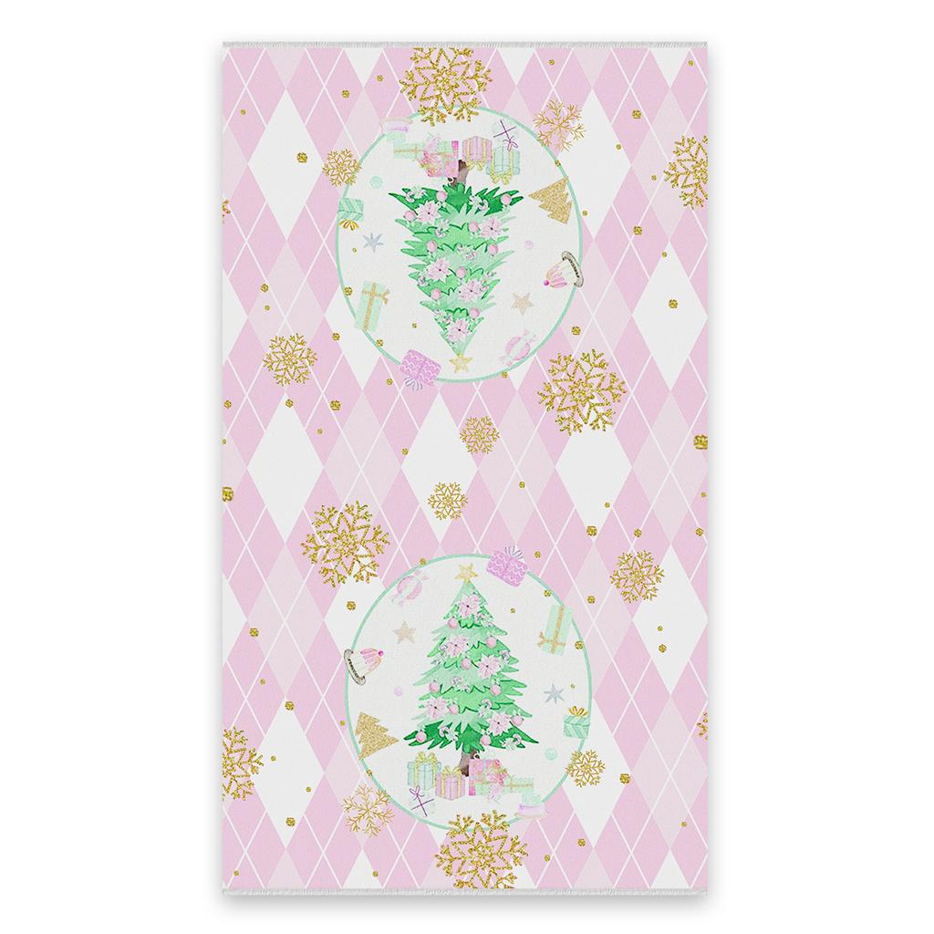 Cross-border New Product Hot-selling Models, Christmas Day Printed Towels, Kitchen Water-absorbing Small Towels, Hand Towels, To Customize