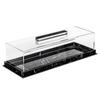 Rectangular Cake Tray Display Box with Clear Lid Acrylic Cake Holder Dustproof Cake Stand Suitable for Cake and Dessert