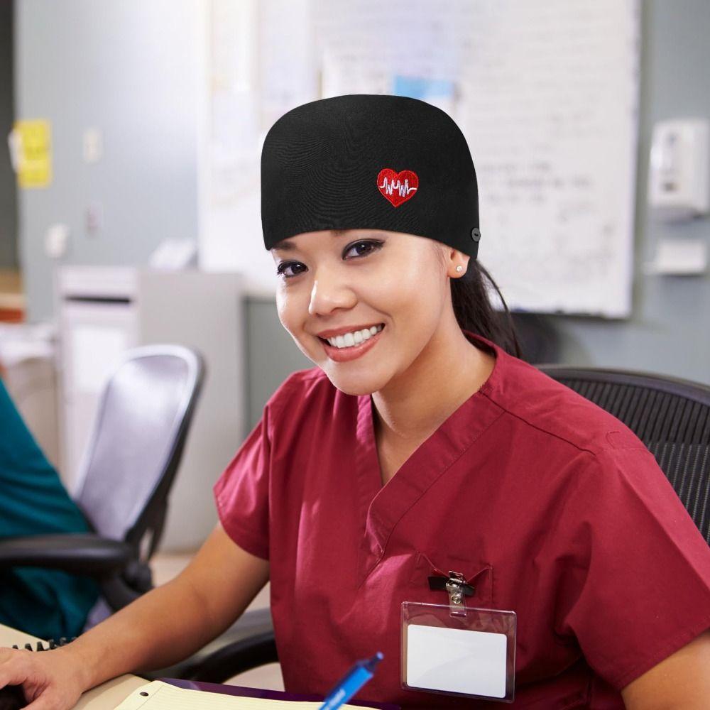 Sweatband Scrub Hats Elastic Bandage Working Caps Professional Nurse Caps Hospital