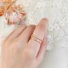 Superior Zirconia Ring Female Light Luxury Niche Exquisite Design Sense of Fashion Personality Open Index Finger Ins Tide Everyday Dainty Ring