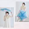 Parasol Lightweight Sunset Mini Pink Shading UV Cut Folding Umbrella 50cm Ladies Sky Photogenic Colorful Stylish Cute Women Wpc. (100% Rate, 99.9%